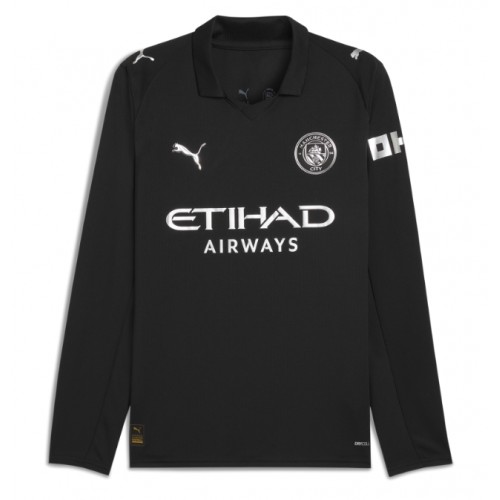 Stroje piłkarskie Manchester City Koszulka Wyjazdowej 2025-26 Długi Rękaw